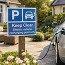 Electric Vehicle Recharging Point Sign – Keep Clear – Outdoor Use