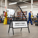 Premium Customizable Supplementary Zintec Sign with Reflective Vinyl Overlay - 870mm x 360mm, Pre-Drilled for Easy Installation