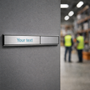 Customizable Door Slider – 300mm x 40mm – Anodised Aluminium – Indoor Use