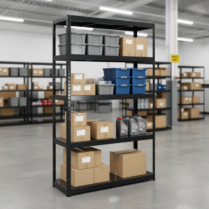 Heavy Duty Metal Shelving - 1800mm High - 90/130kg Capacity