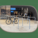 Premium Stainless Steel Trolley and Cycle Hoops - Durable and Versatile for Various Applications