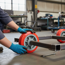 150mm Diameter Heavy-Duty Polyurethane Tyred Wheel with Roller Bearing