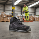 Premium High-Performance Safety Boot with Ankle Support, Aluminium Toe Cap, and Breathable Design for Industrial Use