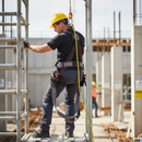 Professional 2-Point Rescue Harness with Quick-Release Buckles and Vertical Support for Confined Space Entry