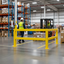 Premium Heavy Duty Barrier Straight Kit with Posts and Crossmembers for Easy Installation and Protection