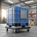 100mm Braked Swivel Plate Castor with Heavy Duty Elastic