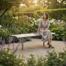 Premium Backless Bench 1.8m with Ergonomic Design for Public Spaces - Durable and Weather-Resistant