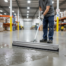 Premium Serrated Floor Squeegee with Durable Nitrile Rubber Blade for Textured Finish Application