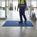 Premium Heavy Duty Blue Entrance Mat 600x800mm for Effective Dirt Control and Moisture Absorption