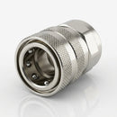 220 Bar QRC Female Coupler 3/8in BSP Thread Nickel Brass (view 2)