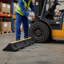 Heavy Duty Wheel Stop 1000mm Long - Durable Rubber with Easy Installation and High Visibility Design for Parking Protection