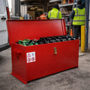 Heavy Duty Transbank Container – Red – 1.2mm Steel – Industrial Use