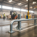 Premium Heavy Duty Bolt Down Barrier Post 560mm - Galvanised Steel for Durable Installations