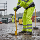 Premium High-Visibility Waterproof Rain Trousers with Adjustable Waist and Sealed Seams for Protection Against Bad Weather
