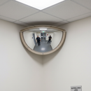 Heavy Duty Institutional Mirror for High Security Indoor Areas - Anti-Ligature Design for Prisons and Corridors