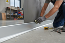 Premium 80mm x 2500mm Anodised Aluminium Skirting Board - Scratch-Resistant and Waterproof for Modern Interiors