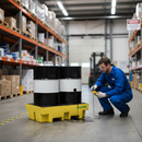 Heavy Duty Drum Spill Pallet for Safe Secondary Containment