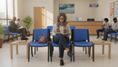 Premium Modular Waiting Room Chair with Durable Vinyl Upholstery and Black Steel Frame for Flexible Seating Solutions