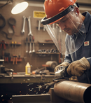 Premium Heavy Duty Polycarbonate Moulded Visor with Anti-Fog and Anti-Scratch Coating for Superior Protection