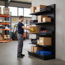 Premium Wall Shelving Bay 2.4m High with Base Shelf and Adjustable Shelves for Efficient Storage