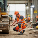 Premium Hi-Vis Trousers Without Nail Pockets - Durable Light Material, EN ISO 20471 Class 2 Certified