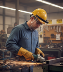 Premium Propionate Moulded Visor for Impact Protection with Chemical Resistance and Optical Clarity, 203 x 457mm Size
