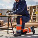 Premium Hi-Vis Trousers with Stretch Panels, Knee Pad Pockets, and Eco-Friendly Certification