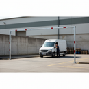 Premium Economy Swivel Height Restrictor Barrier - Cost-Effective Oversized Vehicle Access Denial Solution with Galvanized Steel Frame
