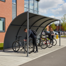 Premium Heavy Duty Cycle Shelter with Galvanised Steel Roof and Adjustable Length for Secure Bicycle Parking