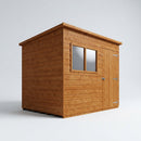 Wooden Pent Shed 12mm Shiplap Cladding 785mm Door (view 2)
