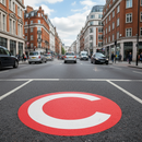 Premium Thermoplastic Road Marking for Congestion Charge Zones - Easy Application, Non-Slip Design, Bright Colors