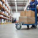 125mm Diameter Professional Wheel Grey Thermoplastic Rubber