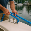 10mm Blue Polypropylene Draw Cord Rope 500m – Strong 3-Strand Twisted Cable Pulling Rope on Wooden Drum for Telecoms, Industrial, Agricultural & More