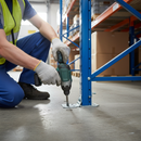 Pack of 4 Heavy Duty Single Steel Feet for Industrial Shelving