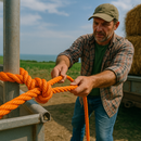 Premium 12mm Orange Polypropylene Rope 3 Strand - 50m Coil | High-Strength
