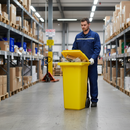 Heavy Duty 120 Litre Wheelie Bin for Recycling and Waste Management
