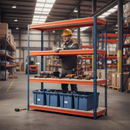 Heavy Duty Garage Shelving - 1800mm High - 500kg Load Capacity - Adjustable