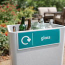 Recycling Sign – Glass – 1mm Rigid Plastic – Indoor/Outdoor Use