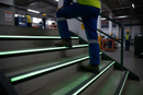 Premium Non-Slip PVC Stair Nosing with Glow Strip 40mm x 40mm x 1.18m for Enhanced Safety and Visibility