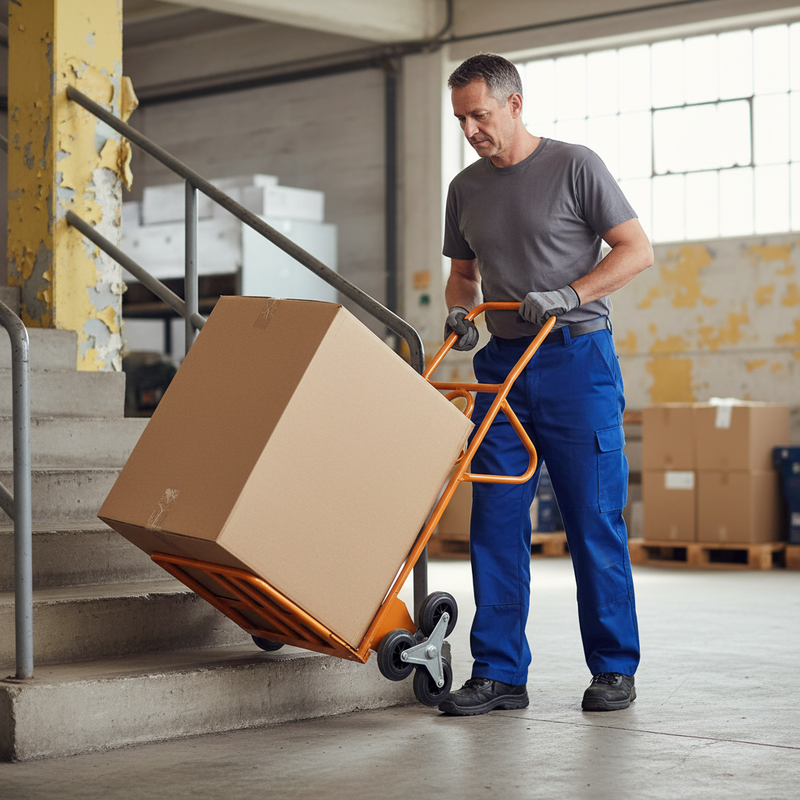 Heavy Duty Stairclimber Sack Truck with 200kg Load Capacity