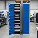 20-Compartment Steel Garment Locker with Master and Individual Doors