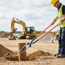 Premium Heavy Duty Insulated Post Holer with Carbon Steel Blades for Safe Soil Excavation