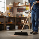 Professional 28mm Wooden Broom Handle - Straight Cut for 1200mm to 1800mm Applications