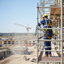 Professional 2m Adjustable Work Positioning and Restraint Lanyard with Lightweight Aluminium Connectors