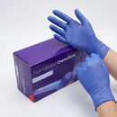 Powder-Free Nitrile Gloves, Box of 100 – Textured Fingertips (view 2)