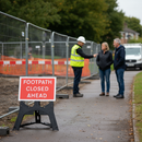 Premium Footpath Closed Ahead Sign 600x450mm with High Reflectivity for Safety - High-Quality Professional Grade for Industrial and Commercial Appl...