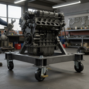 160mm Heavy Duty Braked Swivel Plate Castor with Load Capacity 400Kg