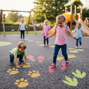 Premium Animal Footprint Playground Markings - Durable Thermoplastic Prints for Outdoor Fun