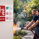 Hose Reel Identification Sign – Durable – Indoor/Outdoor Use