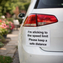 Speed Limit Reminder Sticker – 200mm x 150mm – Self Adhesive Vinyl – Indoor/Outdoor Use